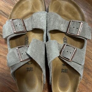 Taupe Birkenstock Sandals